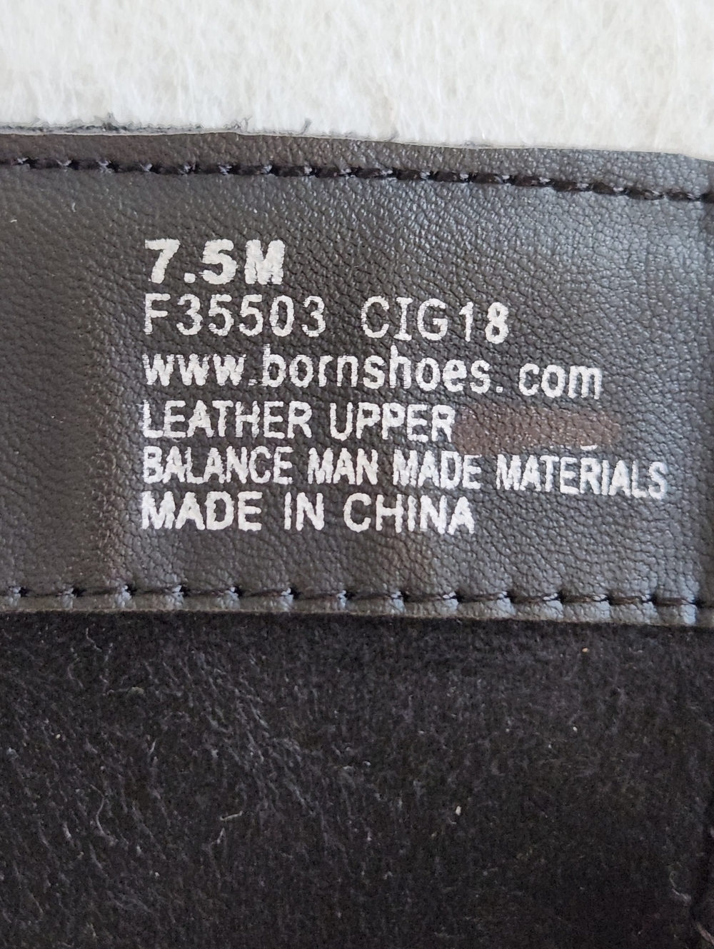 Born Black Leather Upper Boots Size 7.5 - Picture 2 of 9